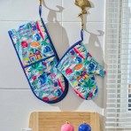 Double Oven Mitt | Aussie Summer | Cotton